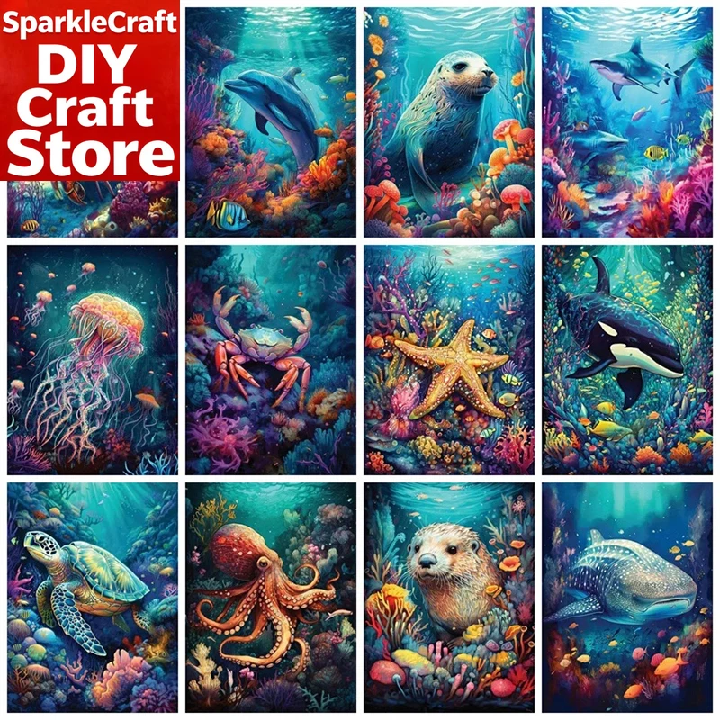 Resin Art Wallpaper - Kit de pintura de diamantes redondos