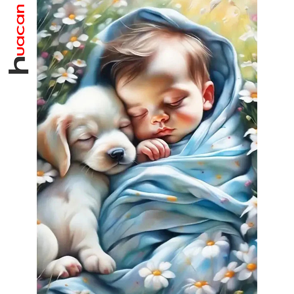 Resin Art Baby - Huacan-pintura de diamante 5D Diy 