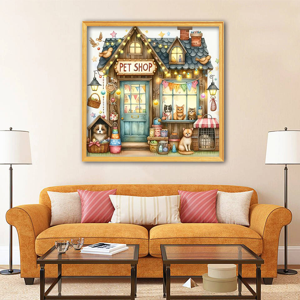 1 pieza de pintura de diamante - Resin Art Wallpaper reseña y precio