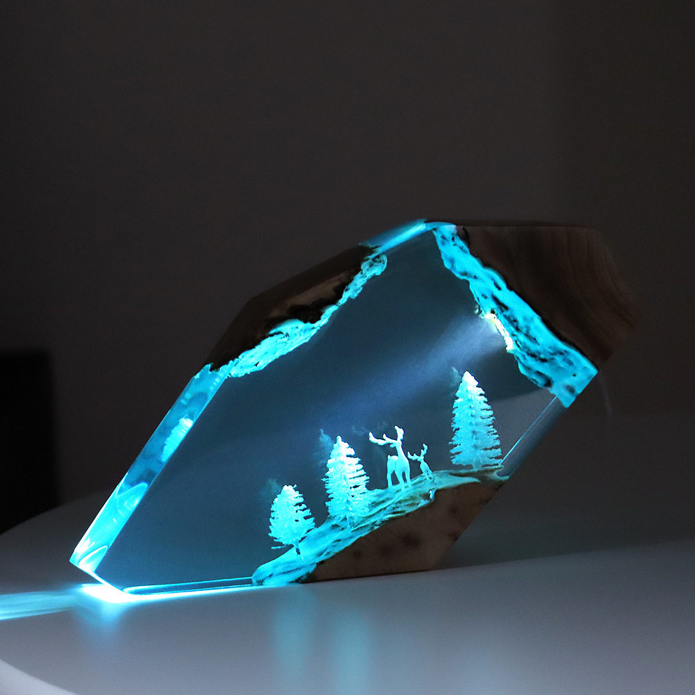 Adorno Luminoso Personalizado  - Resin Art Baby reseña y precio